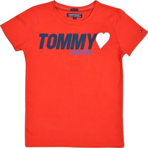T-SHIRT RED HEART TOMMY HILFIGER