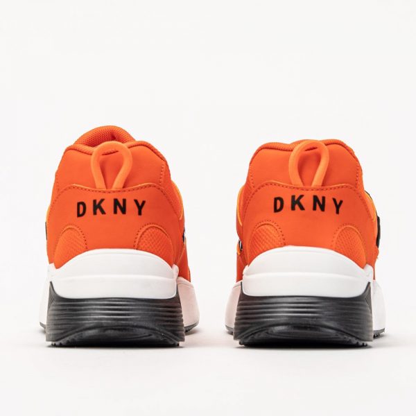SNEAKERSY POMARAŃCZOWE D29032 DKNY