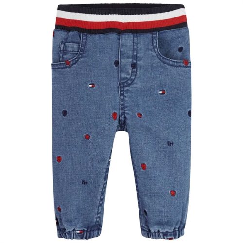 SPODNIE JEANS BABY EMBROIDERED TOMMY HILFIGER